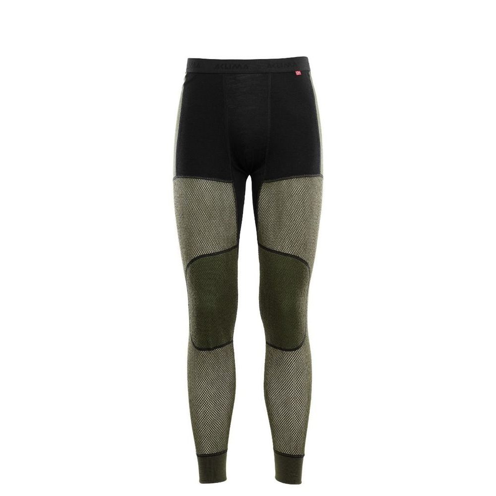 Hiking Longs, Man Jet Black / zelená/ Dill