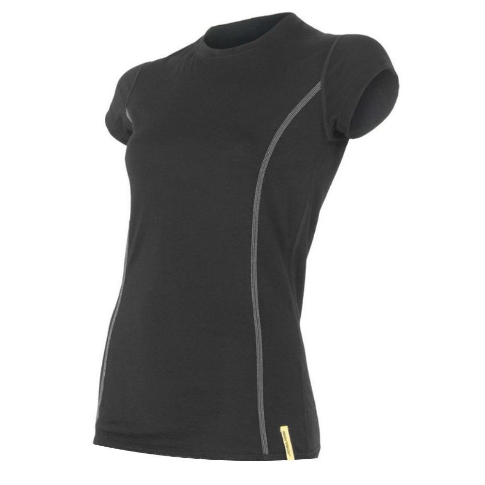 MERINO ACTIVE dámské triko kr.rukáv černá