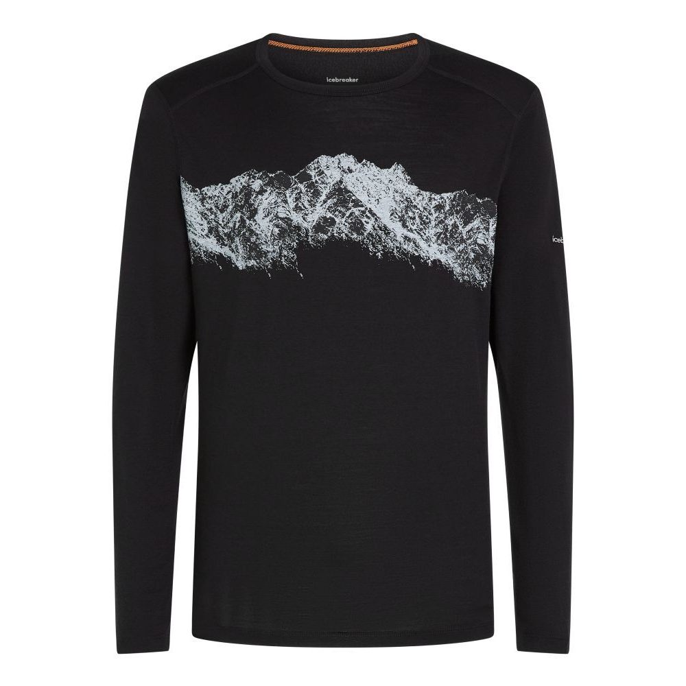 M Mer 200 Oasis LS Crewe Remarkables, BLACK