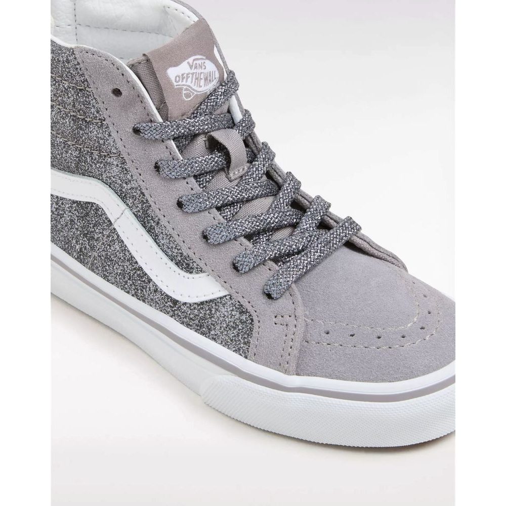 SK8-Hi Zip GLITTER GUNMETAL