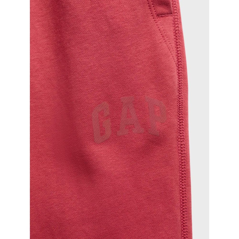 594834-07 Dětské tepláky GapFit logo french terry Červená