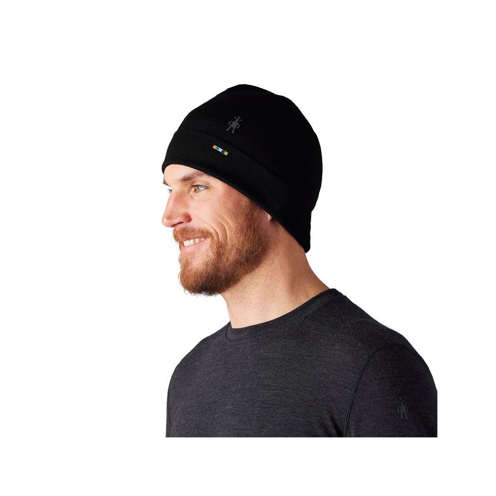 MERINO 250 CUFFED BEANIE, black