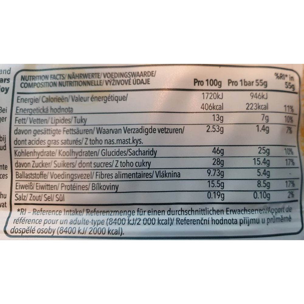 ENERGY BAR Banana Chocolate 55g