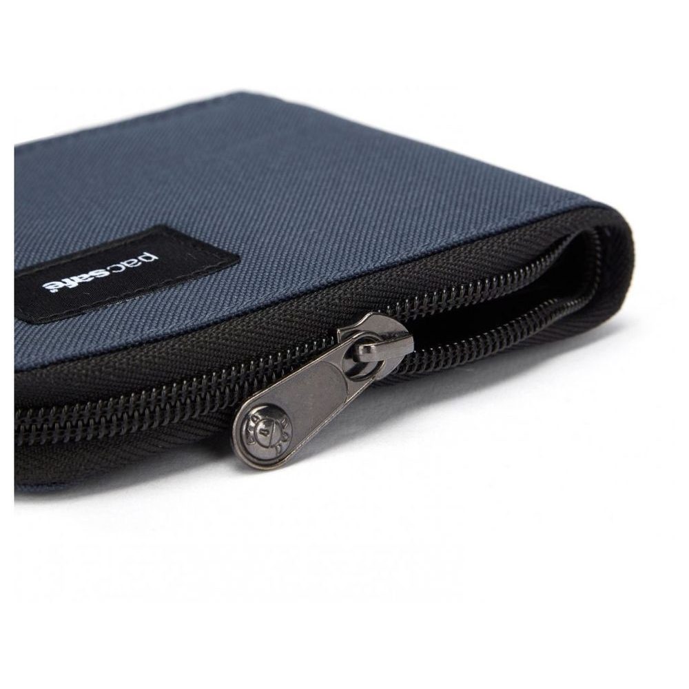 RFIDSAFE ZIP AROUND WALLET coastal blue