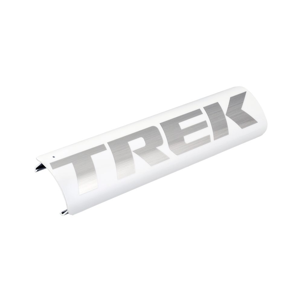Trek 2021 Powerfly 29 Battery Cover Crystal White/Polished Silver