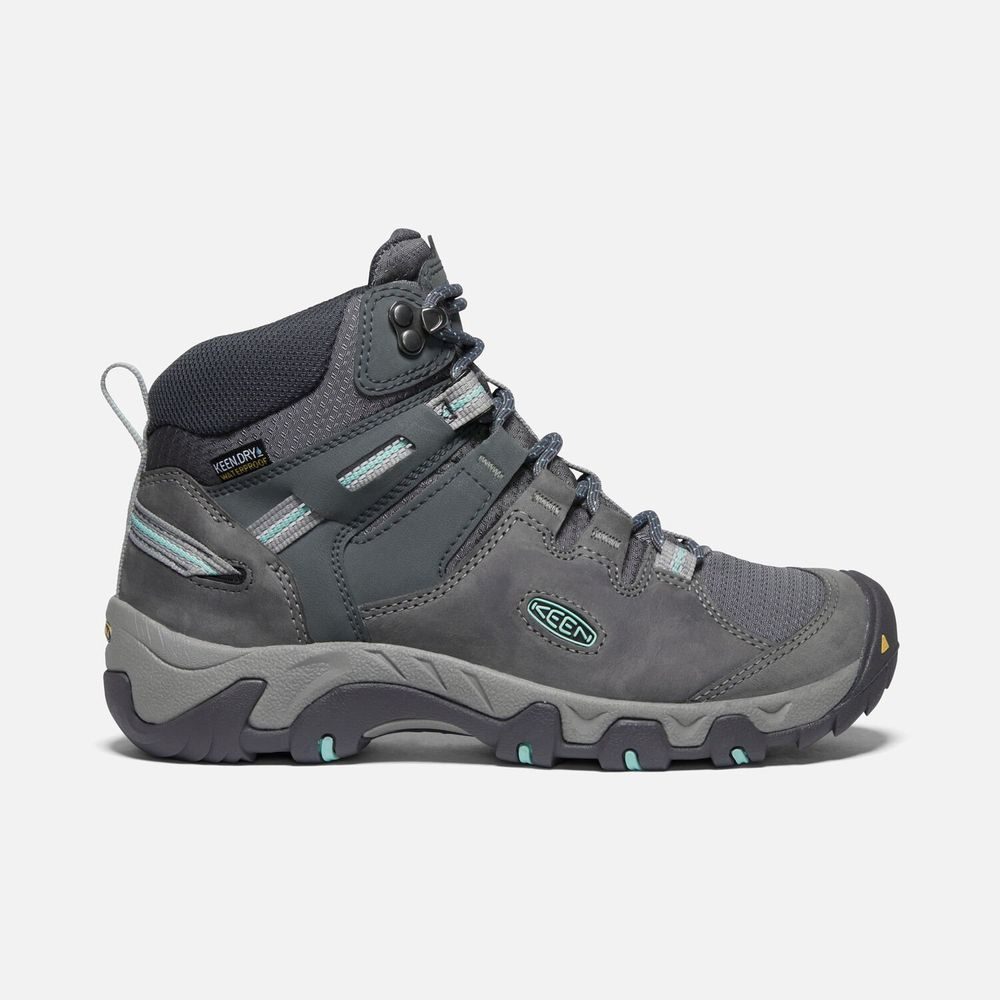 STEENS MID WP W Steel Grey/Ocean Wave
