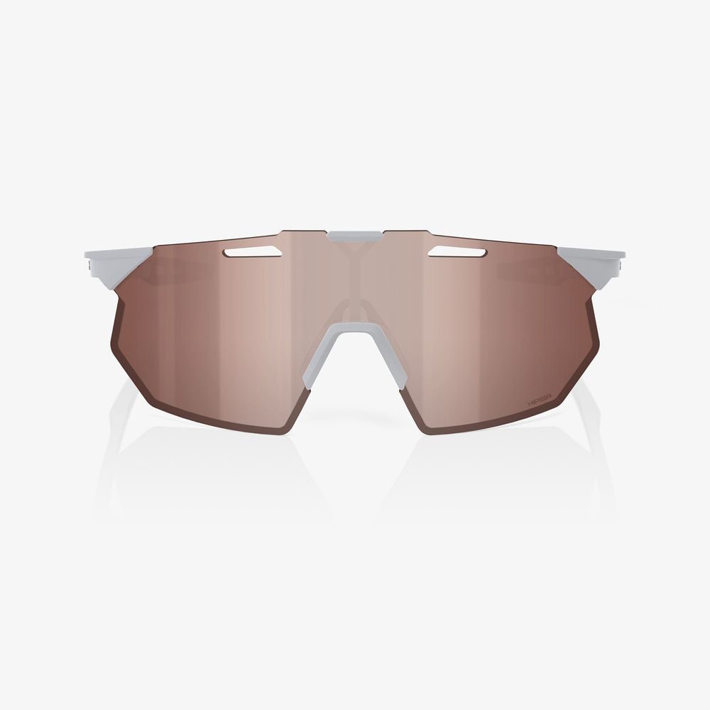 HYPERCRAFT SQ - Matte Stone Grey - HiPER Crimson Silver Mirror Lens