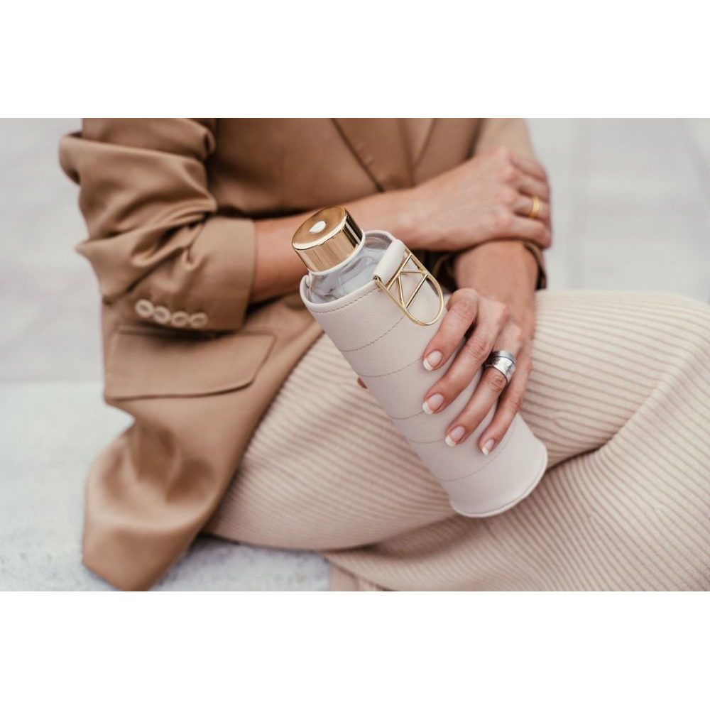 Mismatch Beige 750ml with leather cover