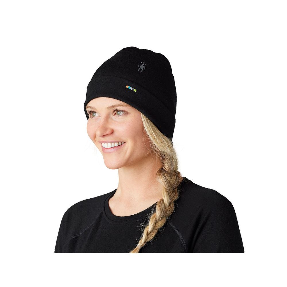 MERINO 250 CUFFED BEANIE, black