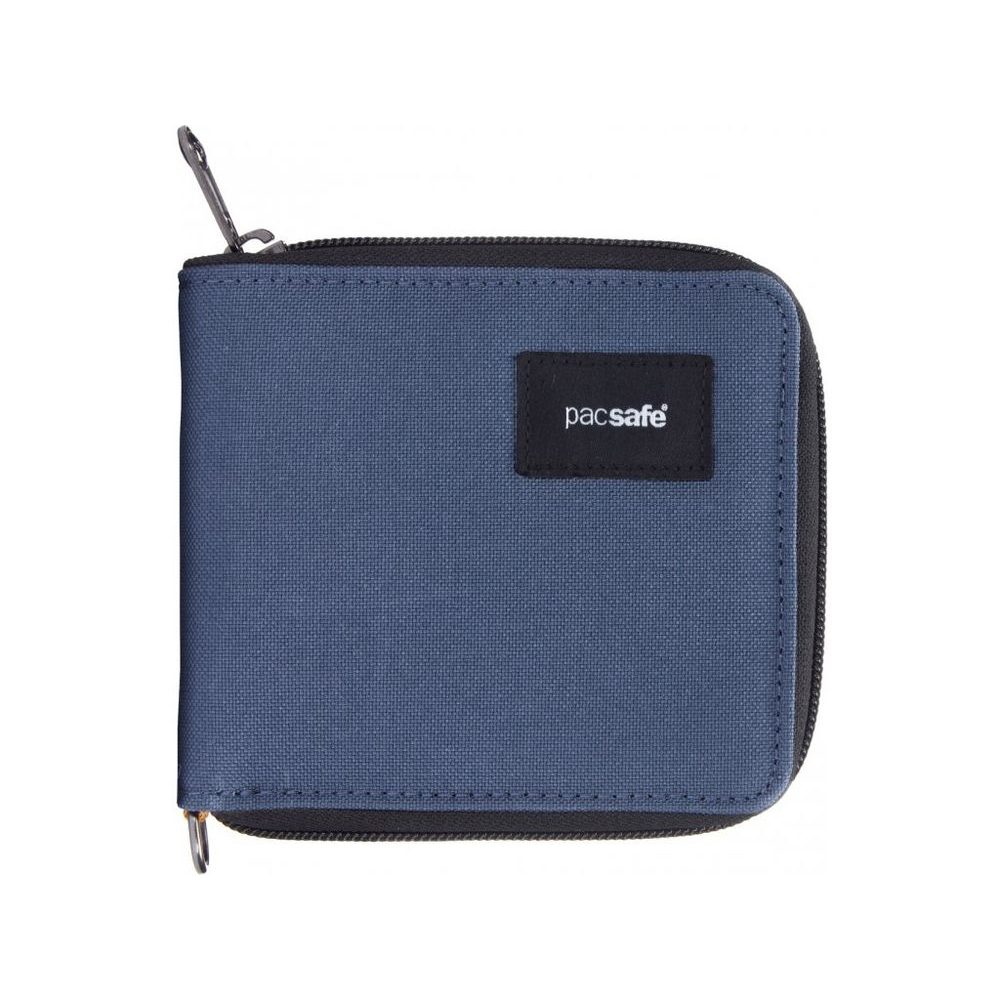RFIDSAFE ZIP AROUND WALLET coastal blue