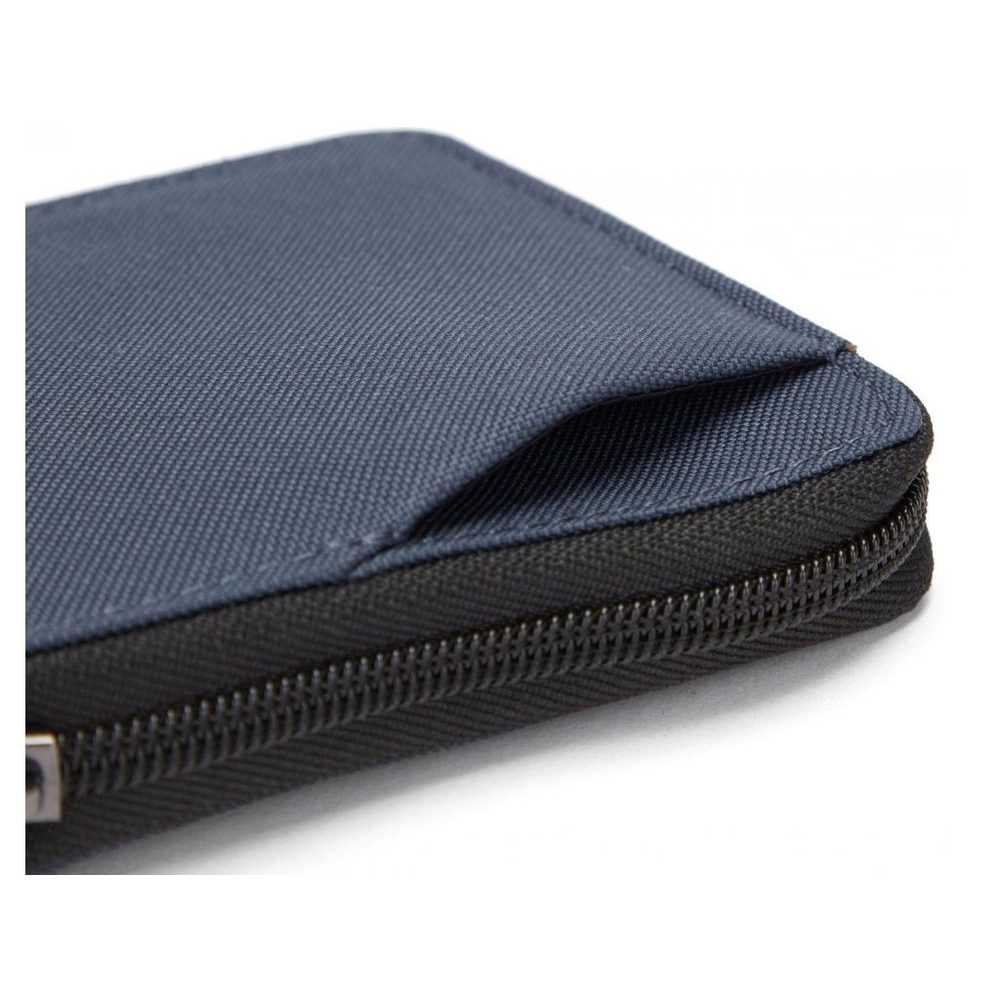RFIDSAFE ZIP AROUND WALLET coastal blue