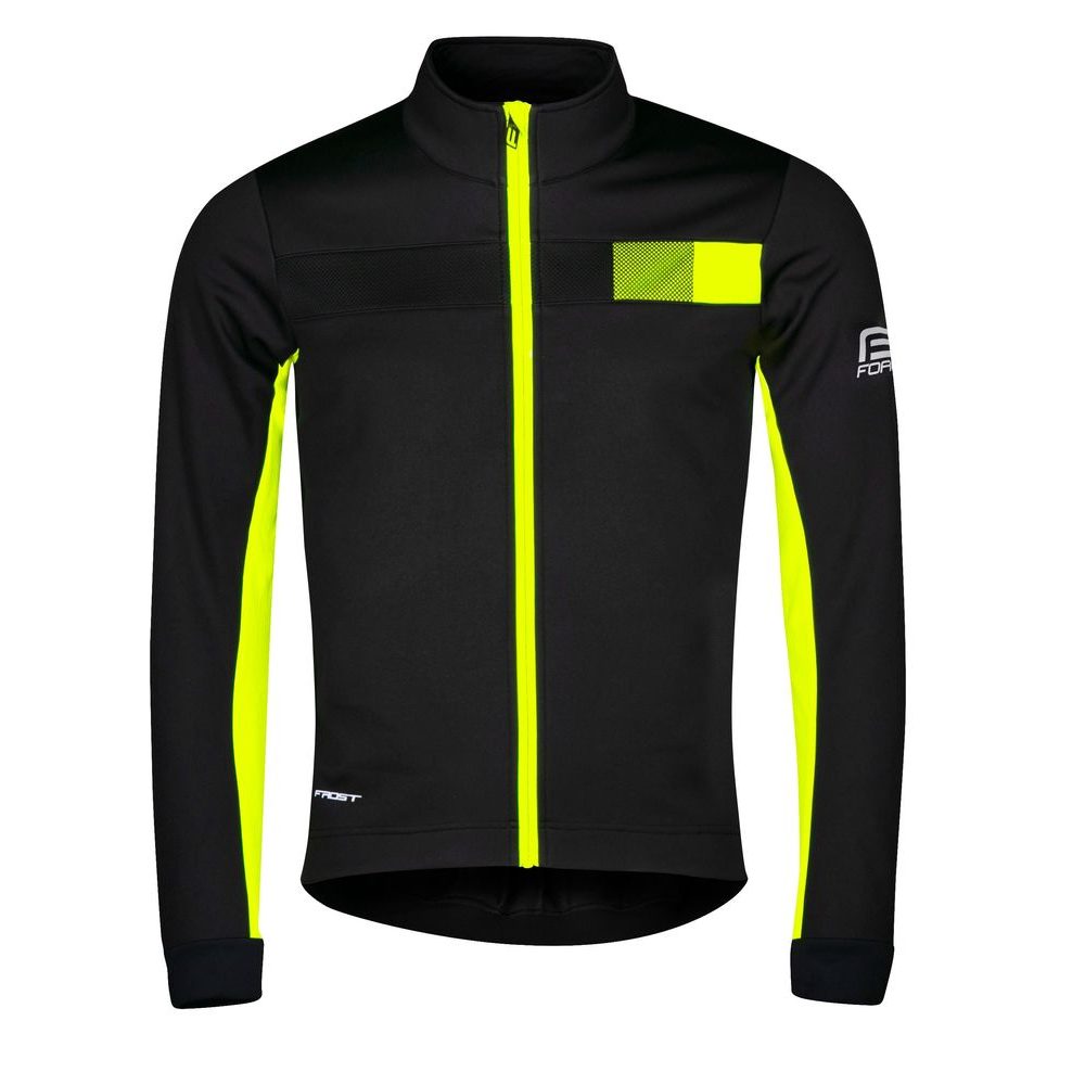 FROST softshell pánská, černo-fluo