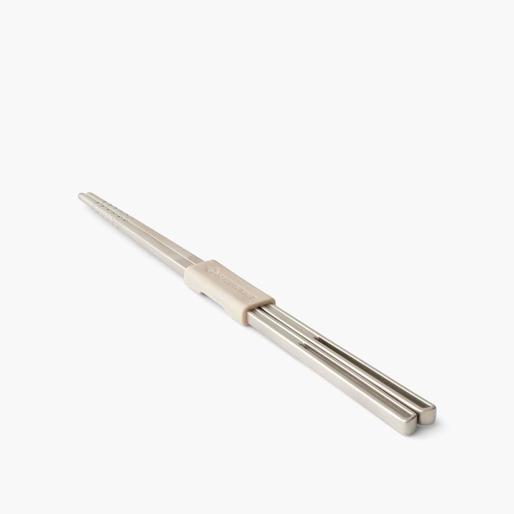 Detour Stainless Steel Chopsticks, Grey