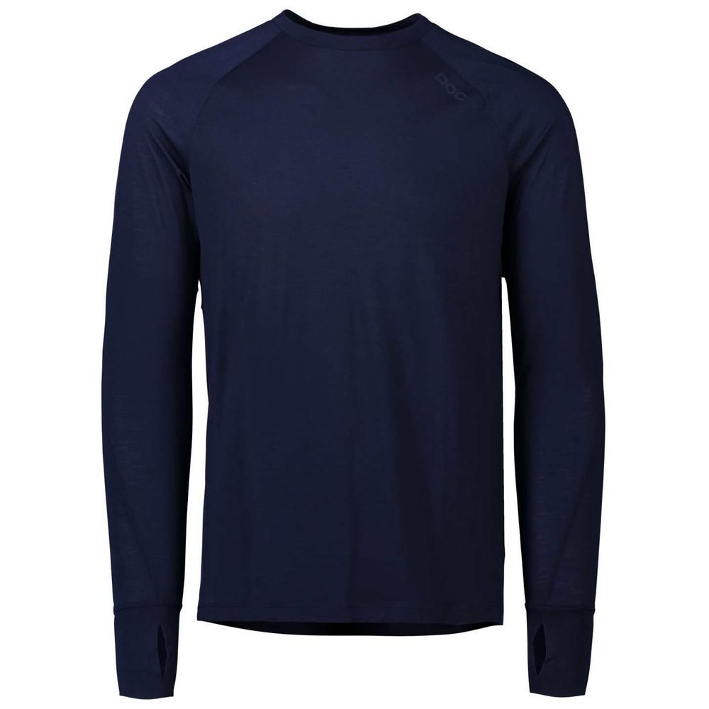 M's Light Merino Jersey Turmaline Navy