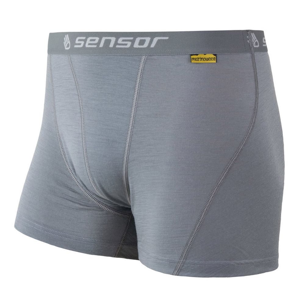 MERINO ACTIVE pánské trenky sv.šedá
