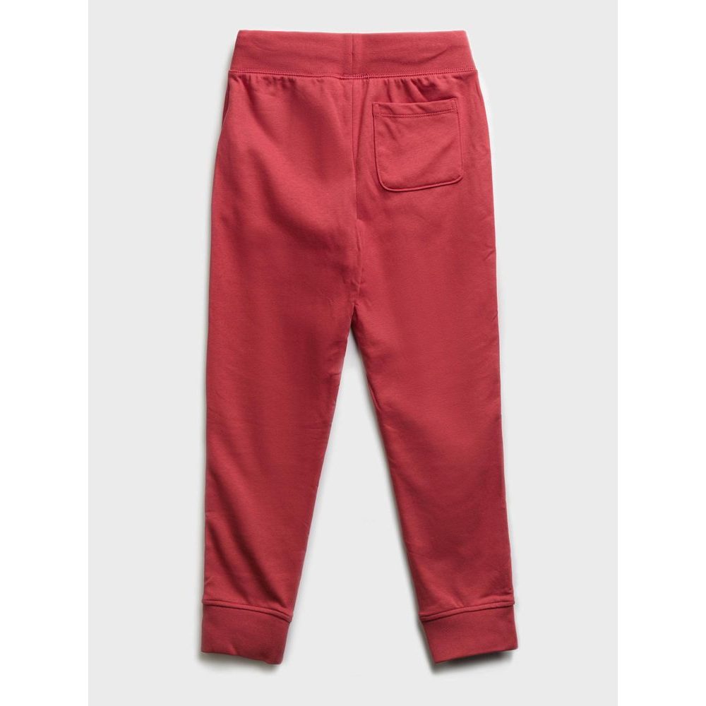 594834-07 Dětské tepláky GapFit logo french terry Červená