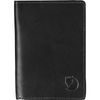 FJÄLLRÄVEN Leather Passport Cover Black