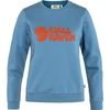 FJÄLLRÄVEN Fjällräven Logo Sweater W Dawn Blue-Terracotta Brown