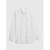 GAP 426037-00 Dětská košile oxford uniform Bílá