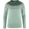 FJÄLLRÄVEN Övik Knit Sweater W Misty Green-Deep Patina