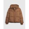 GAP 440355-01 Dětská zimní bunda s kapucí Hnědá