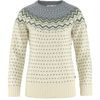FJÄLLRÄVEN Övik Knit Sweater W Chalk White-Flint Grey