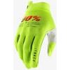 100% ITRACK Youth Gloves Fluo Yellow