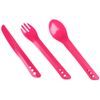 LIFEVENTURE Ellipse Cutlery Set; pink