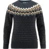 FJÄLLRÄVEN Övik Knit Sweater W Dark Navy