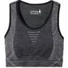 SMARTWOOL W INTRAKNIT RACERBACK BRA, black heather