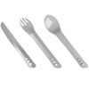 LIFEVENTURE Ellipse Cutlery Set, light grey
