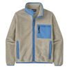 PATAGONIA W´S SYNCH JKT, OATMEAL HEATHER W/ BLUE BIRD