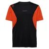 LA SPORTIVA Resolute T-Shirt M, Black/Cherry Tomato