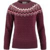 FJÄLLRÄVEN Övik Knit Sweater W Dark Garnet