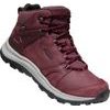 KEEN TERRADORA II LEATHER MID WP WOMEN, wine/black