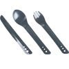 LIFEVENTURE Ellipse Cutlery Set; graphite