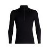 ICEBREAKER M 260 Tech LS Half Zip BLACK