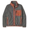 PATAGONIA W´S SYNCH JKT, NICKEL W / BURL RED