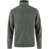 FJÄLLRÄVEN Övik Roller Neck Sweater M, Grey-Melange