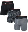 VIBE XTRA SC BB FLY 3PK, Wood Camo/Grey Heather/Black