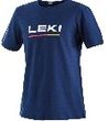 Logo T-Shirt LEKI Women, true navy blue-white
