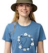 Fjällblomster Fox T-shirt W Dawn Blue