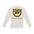 YOUTH SKYLINE RIDE TEE HAPPY PUMICE