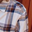 Singi Flannel Overshirt M Black Oak-Dark Navy
