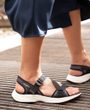 LEIKI OT SANDAL WOMEN, fig/burnt brick