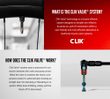CLIK™ FLOOR DRIVE HV / FLAT BLACK