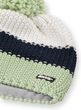 Star Pompon MÜ Khaki-Limette-Weiß