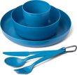 Camp Dinnerware Set w/ Mesh Sack - [6 Piece Cendre Blue Cendre Blue