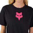 W Fox Head Ss Tee, Black/Pink