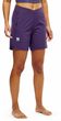 CIMAI POLY SHORT W PURPLE VELVET